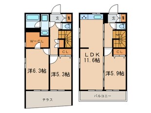 T′s garden 等々力の物件間取画像